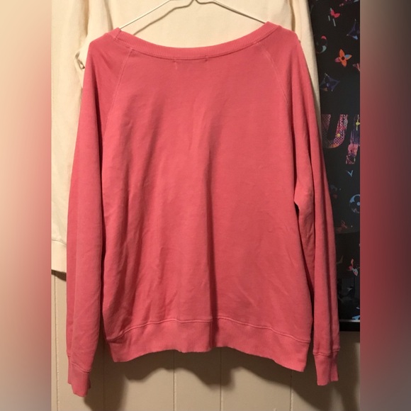 Wildfox Pink THE Hot Tub Club Crewneck Sweatshirt - Picture 3 of 5